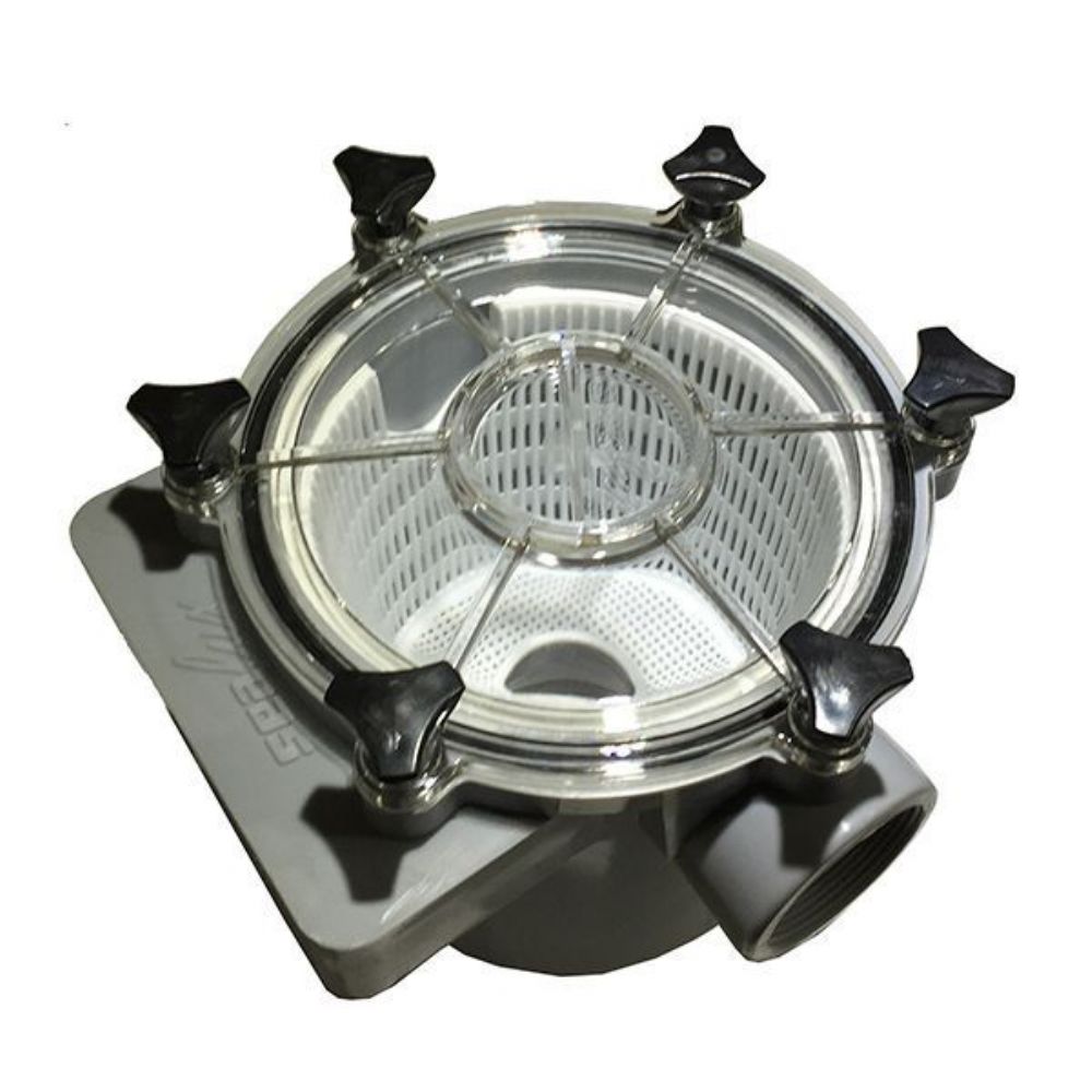 SEALUX MARINE DENİZ SUYU FİLTRESİ ALTTAN GİRİŞ 2 YANDAN ÇIKIŞ 2  Ø 225 mm